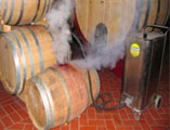 cleaning winery work areas, bottling lines, grape bins and barrels