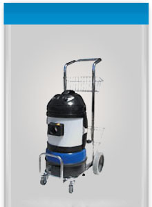 a trolley-mounted industrial steam cleaning machine