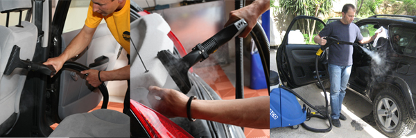 Car Steam Cleaning equipment, for professional use