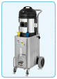 Jetvac Inox steam vacuum machine with dual water and chemical injection